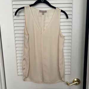 Banana Republic Cream Sleeveless Top